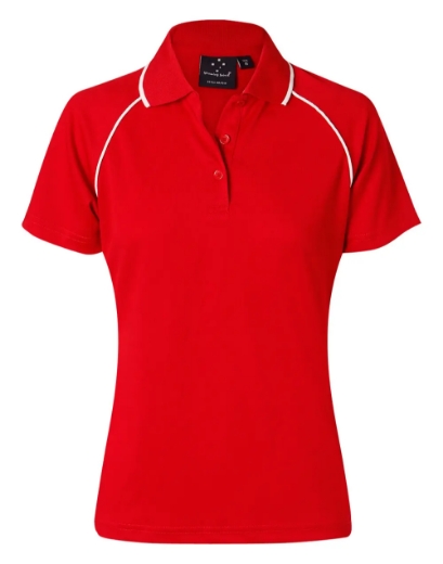 Picture of Winning Spirit, Ladies Cooldry Raglan S/S Polo